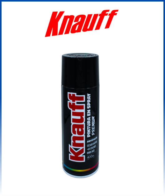 PINTURA SPRAY NEGRO BRILLANTE # 11 KNAUF
