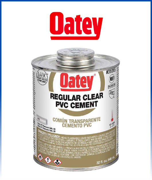PEGAMENTO 1/4 OATEY REGULAR-32 ONZ.31961