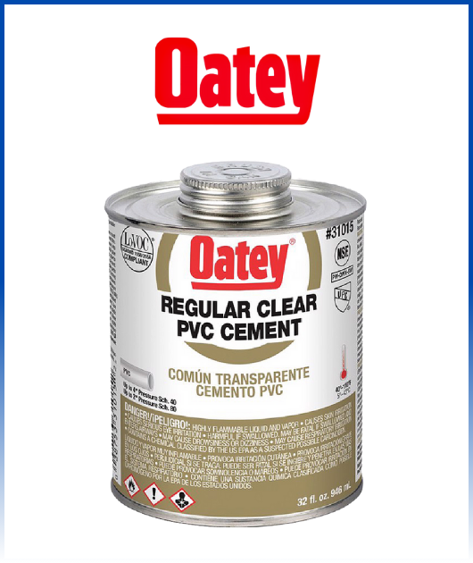 PEGAMENTO  1/8 OATEY REGULAR-16 ONZ 31960(12)