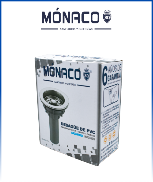 (112P01) DESAGUE PARA LAVADERO PVC 4
