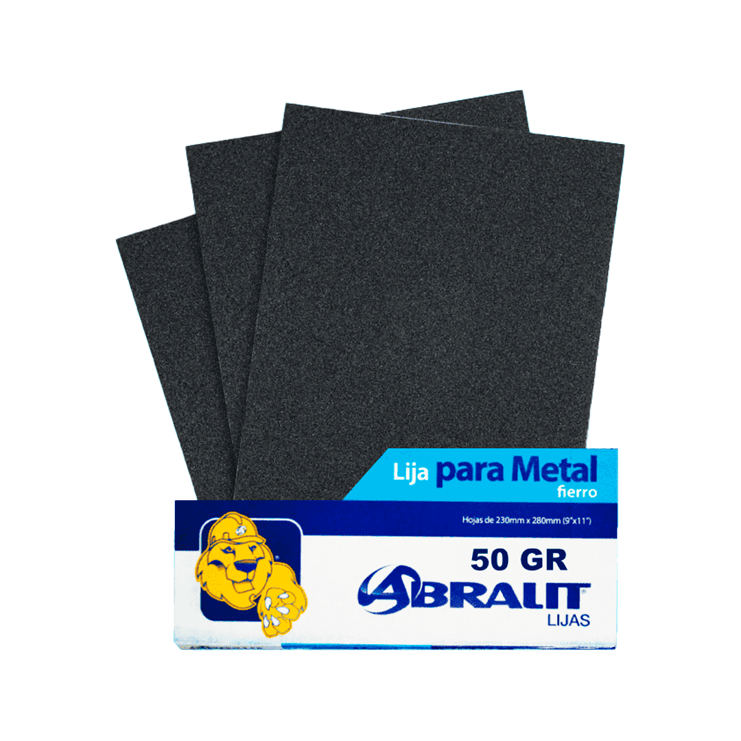 HOJA LIJA PARA METAL (GR 50) 9