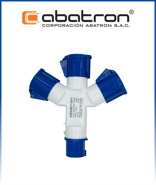 (AB-1013) PULPO TOMA MULTIPLE INDUSTRIAL IP44 2P+T 16A 220-240V ABATRON