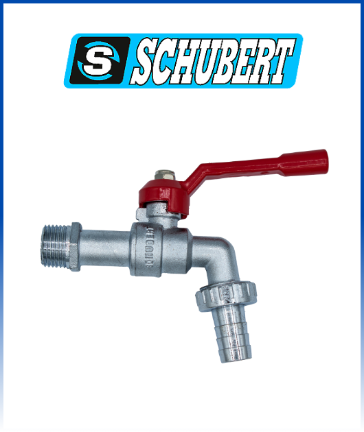 LLAVE ESFERICA P/JARDIN CROMADA  1/2 SCHUBERT