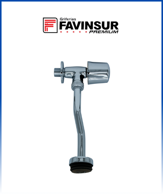 LLAVE URINARIO CROMADA PREMIUM (CAJA)  FAVINSUR