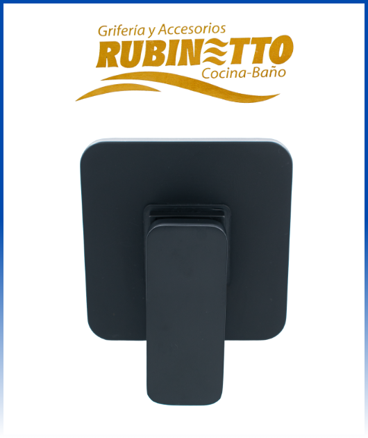 (50100496) MONOCOMANDO DUCHA EMP. MOD. MINIMAL. NEGRO RUBINETTO