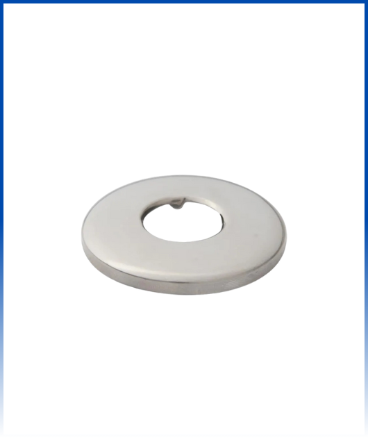 CANOPLA DE ACERO INOX. 1/2