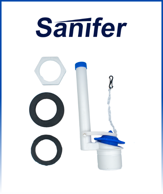DESAGUE PLASTICO TB DESCARGA  P/ INOD. SANIFER(50UNID)