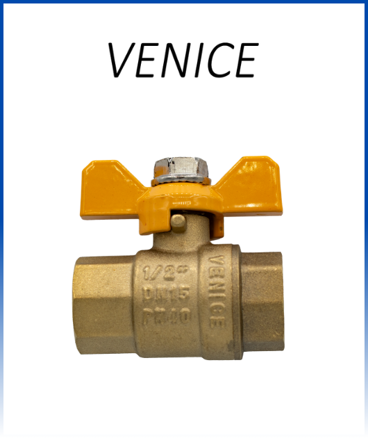 VALVULA ESFERICA DE BRONCE VENICE CORBATA 1/2