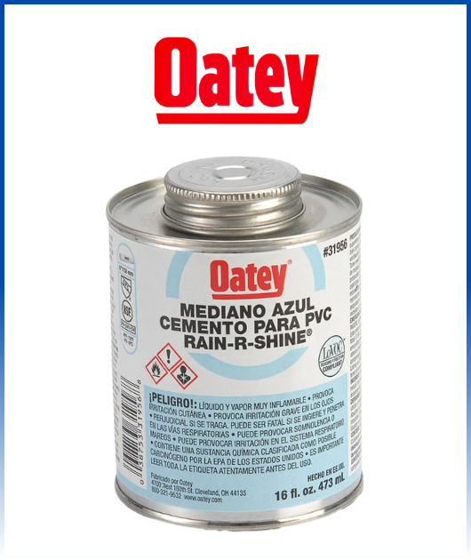 PEGAMENTO 1/8 OATEY RAIN SHINE 16 ONZ 31956(12)