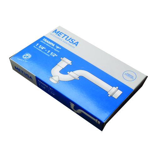 (MASA015C) TRAMPA PLAST. 1 1/4- 1 1/2 C/REGI.(14 UNID.)  METUSA