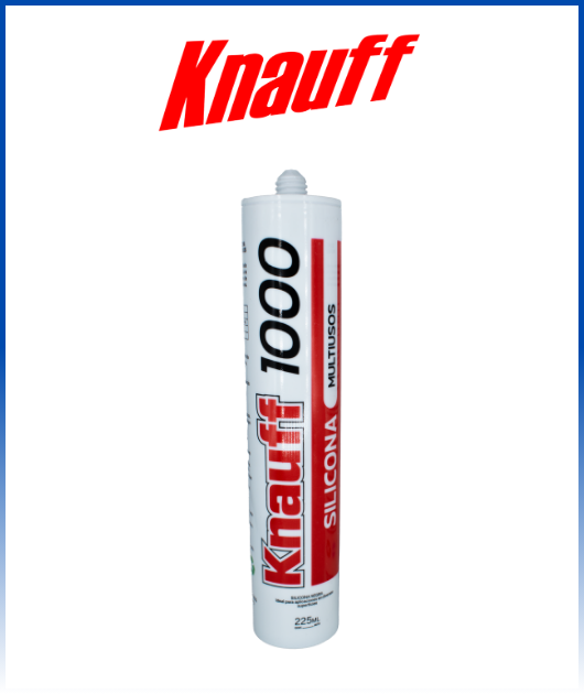 SILICONA CARTUCHO KNAUF 1000 C/NEGRO(24)