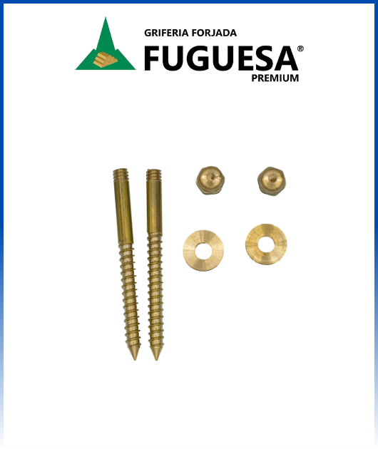 PAR PERNO ANCLAJE BRONCE - FUGUESA
