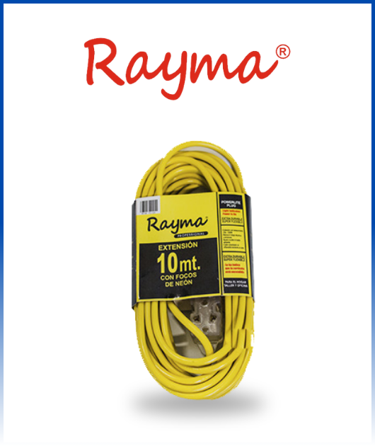 EXTENSION RAYMA PROFESSIONAL C/3 TOMAS 10 MTS.