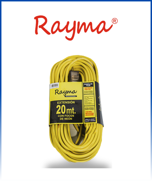 EXTENSION RAYMA PROFESSIONAL C/3 TOMAS 20 MTS.