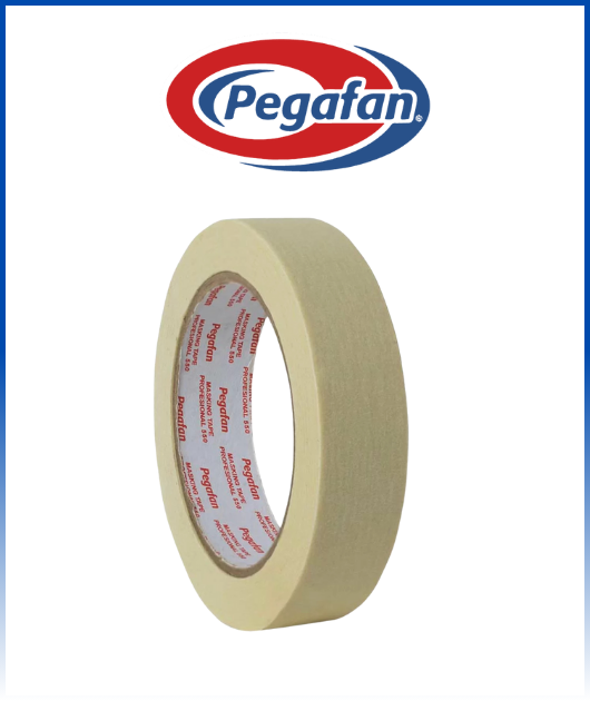 MASKING TAPE CREPE 550 24MM 1 X 30 YDS PEGAFAN (CAJA X 48UNID.)