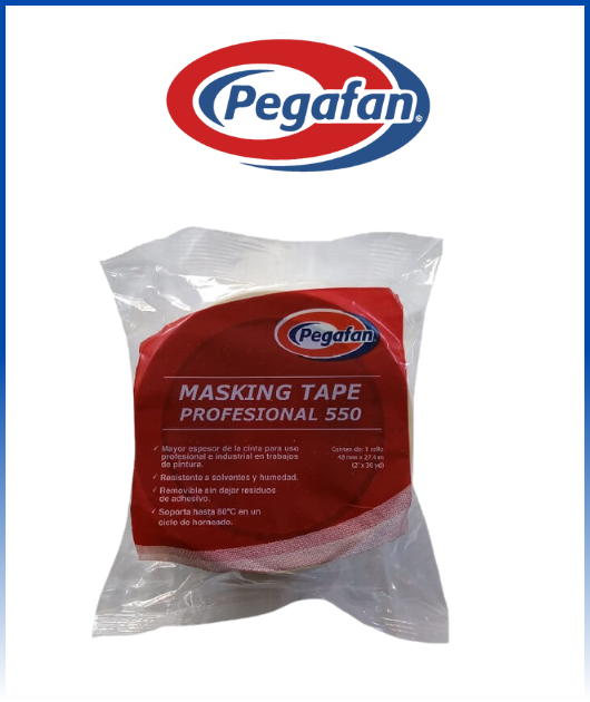 MASKING TAPE CREPE 550 48MM 2 X 30 YDS 24/1PEGAFAN