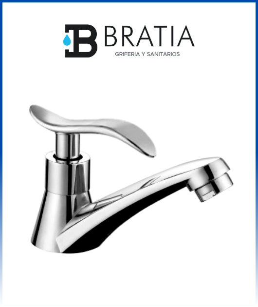 (100046) LLAVE P/LAVATORIO BARCELONA B-04 BRATIA