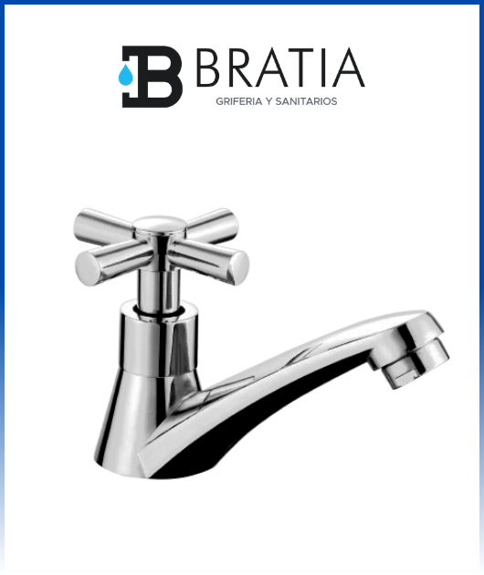 (100044) LLAVE P/LAVATORIO BARCELONA B-01 BRATIA