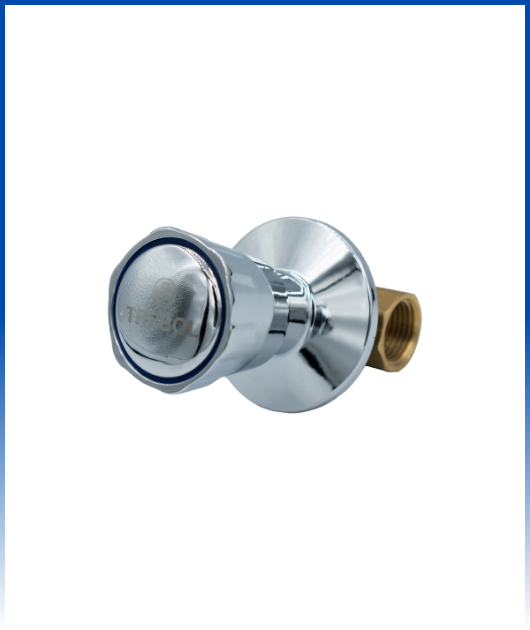 LLAVE D/DUCHA CABEZA CHICA CROMADA (T)  (C12512) 