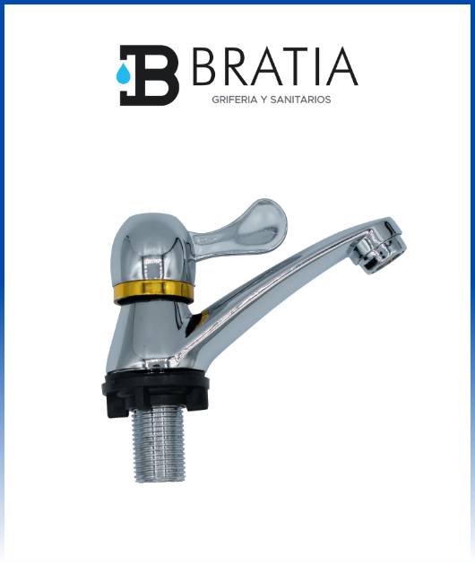 LLAVE P/LAVATORIO FLORENZIA ALETA F-1 BRATIA (80)