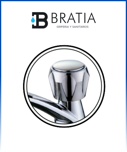 LLAVE P/LAVATORIO FLORENZIA TRIANGULO F-2 BRATIA(80)