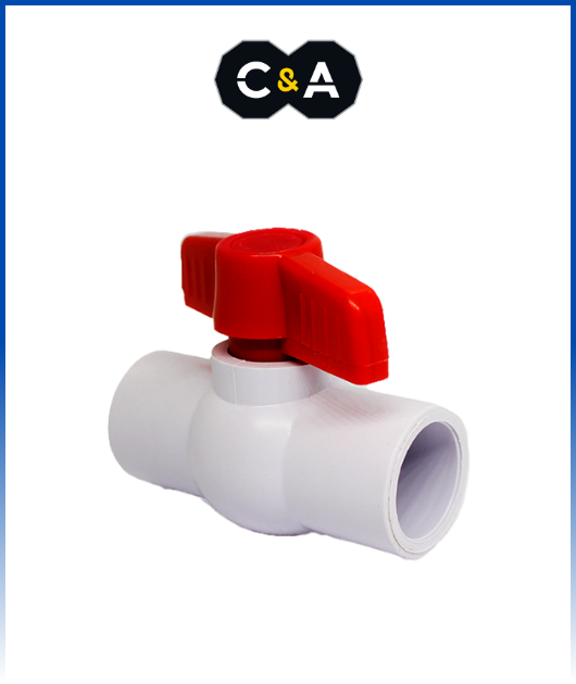 VALVULA ESFERICA PVC (100)  1