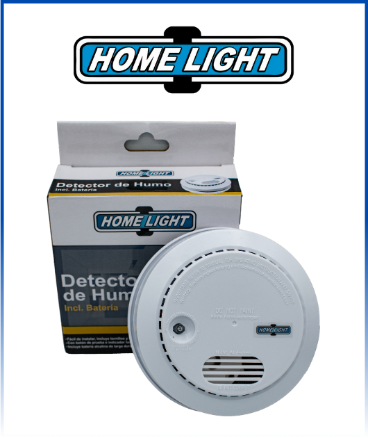 DETECTOR DE HUMO C/BATERIA (50) HOME LIGHT 