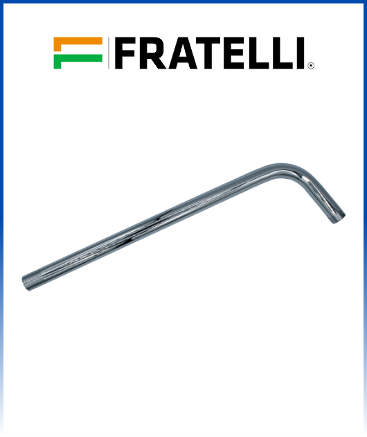 BRAZO DUCHA ACERO ECO MADRID 40CM. C/CNPL. TH-528 FRATELLI