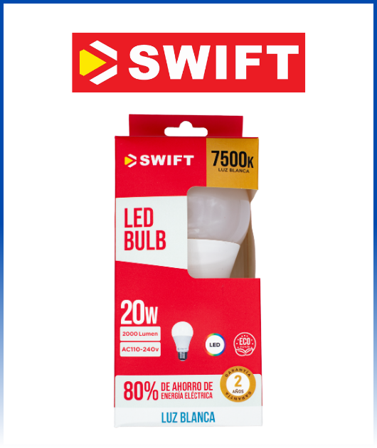 FOCO LED BULB 20W 7500K E27 SWIFT (50)
