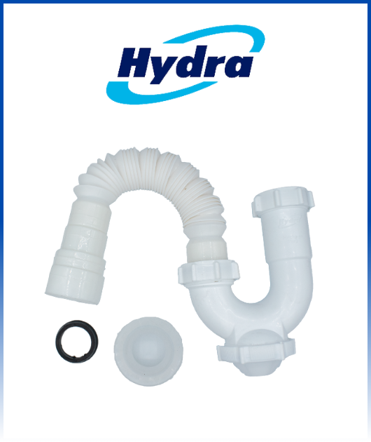 TRAMPA TIPO P CON REGISTRO Y SALIDA CORRUGADA HYDRA