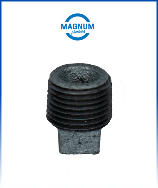CONEX. FE. GALV. 150 LB MAGNUM TAPON MACHO  X  1/4