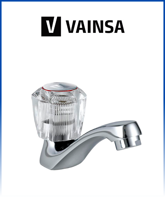 (M31G3000)  LLAVE D LAVATORIO AL MUEBLE CRISTAL CROM VAINSA