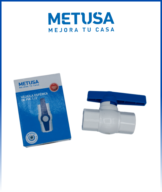 (MASC124) VALVULA ESFERICA  PVC  3/4