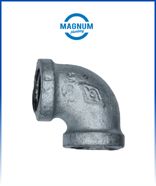 CONEX. FE. GALV. 150 LB MAGNUM CODO 90A X 4 