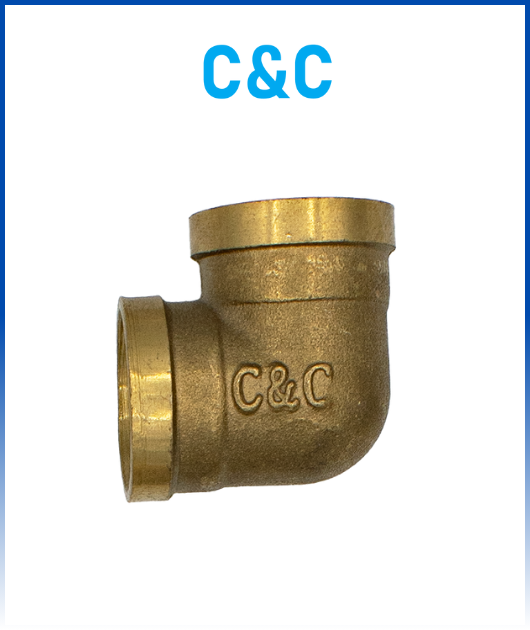 CODO DE BRONCE 1/2 LIVIANO C Y C 