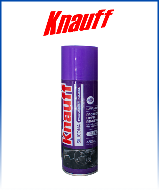 SILICONA P/CUEROS Y TABLEROS A/LAVANDA 450ML. KNAUF