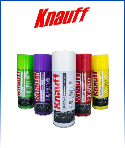 SILICONA P/CUEROS Y TABLEROS A/LAVANDA 450ML. KNAUF