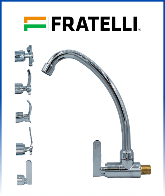LLAVE P/COCINA PARIS PICO ALTO P-03 (BR)