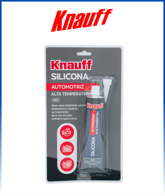 SILICONA AUTOMOTRIZ GRIS 50GR KNAUF
