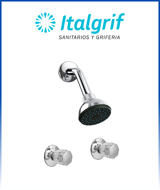 (GR85D400)  MEZCLADOR DUCHA GALAPAGOS C/SALIDA OMEGA ITALGRIF