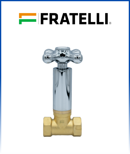LLAVE P/DUCHA 1/2 PERILLA CRUZ NEW STYLE 3019 FRATELLI