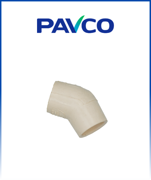 CODO DE CPVC 3/4 X 45 PAVCO