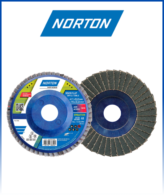 DISCO FLAP-DISC 115X 22 MM GRANO 120 NORTON