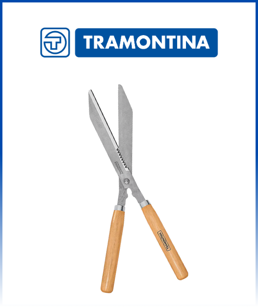 (78331125) TIJERA P/CERCA-VIVA/CES. MANGO MADERA TRAMONTINA