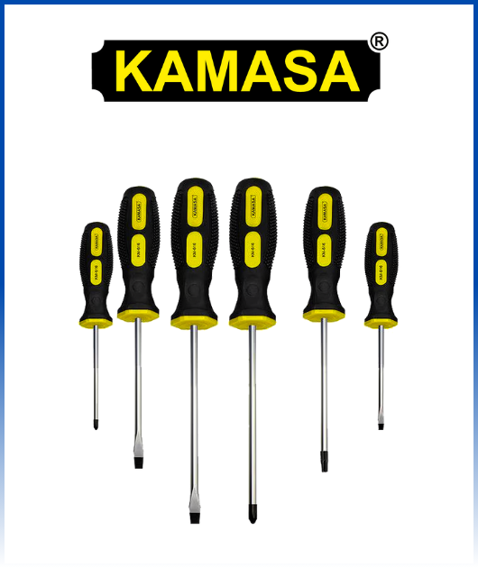 (KM616) JUEGO DESARMADOR X 6PCS. S/SET KAMASA