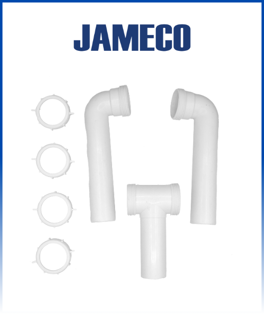 (200112) TEE P/2 DESAGUES LAVADERO PVC (BOLSA) STANDAR JAMECO