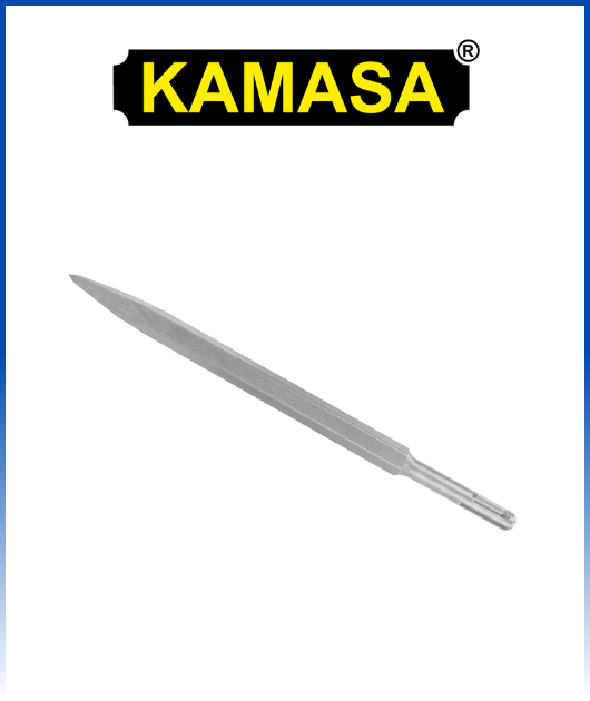 (KM739) CINCEL DE PUNTA 14 X 250MM P/ROTOMARTILLO KAMASA