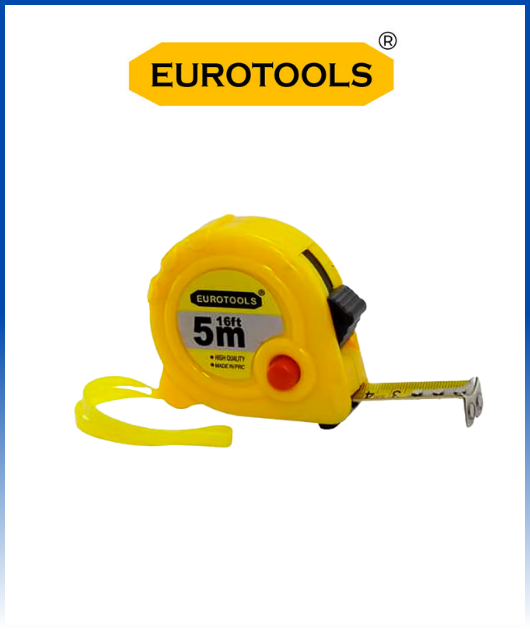 ALF-052 WINCHA 5X19MM  AMARILLO EUROTOOLS