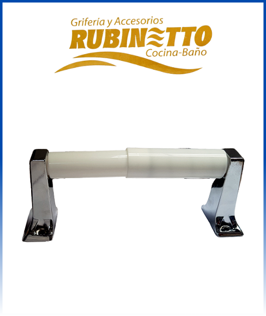 (55100189) PAPELERA SOBREPONER CROMADO (X100PCS) RUBINETTO