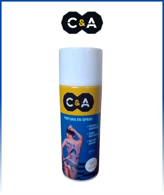 PINTURA SPRAY BLANCO MATE # 20 C & A